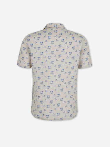 Santa Eulalia Hombre Barcelona Camisa Estampada color Beige sku 532-000761 02 - Foto 2