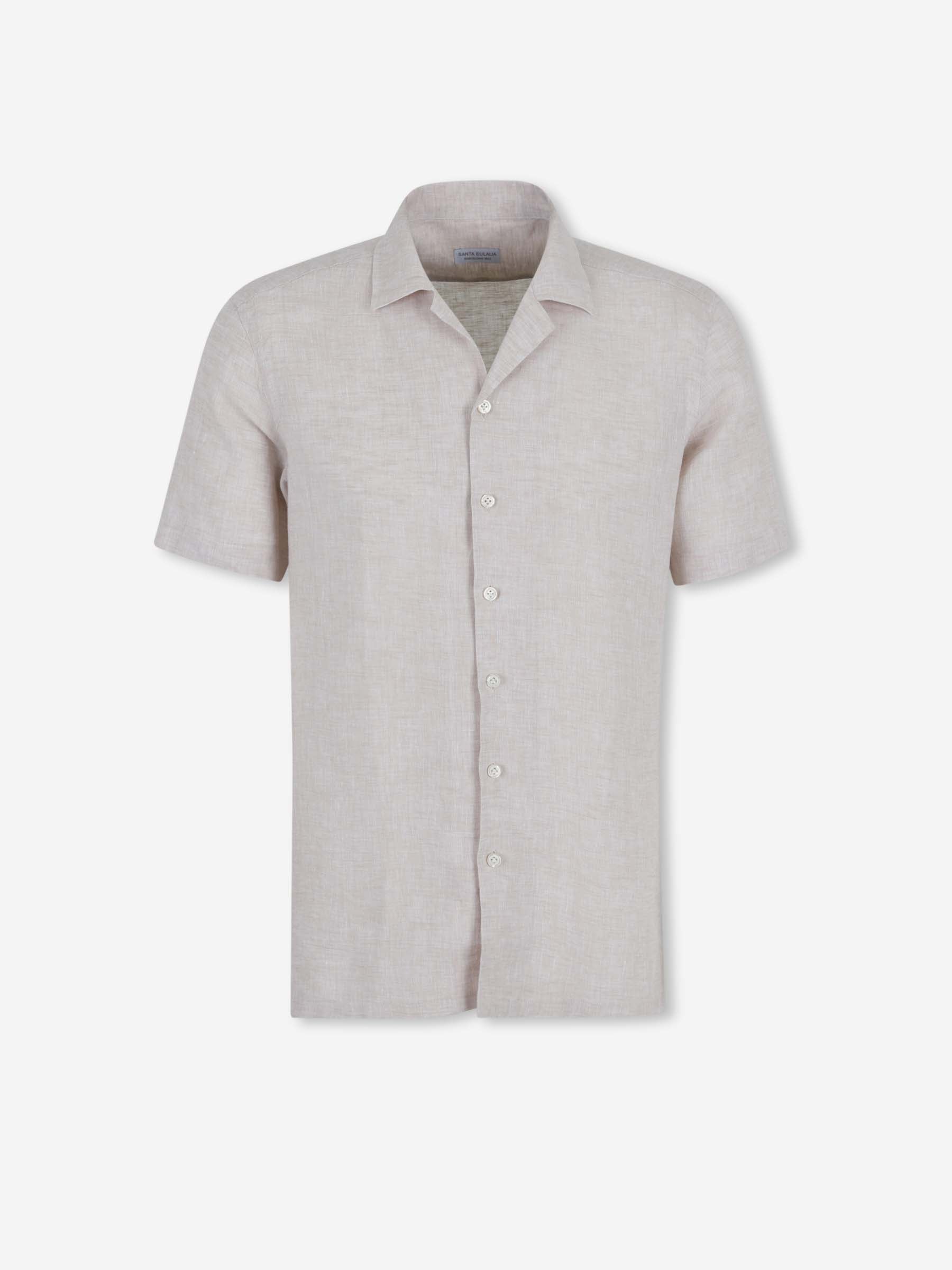 Santa Eulalia Hombre Barcelona Camisa Lisa color Lino sku 532-000762 01 - Foto 1