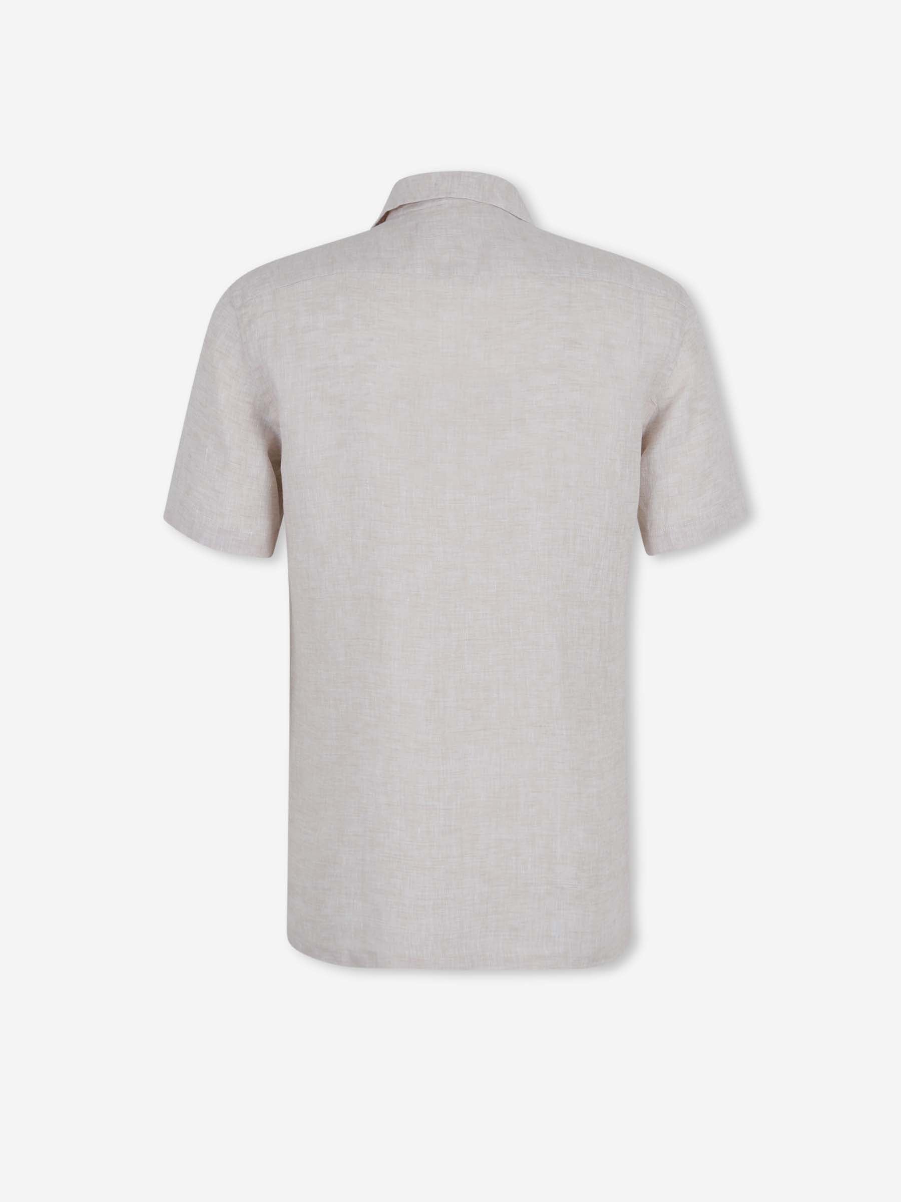 Santa Eulalia Hombre Barcelona Camisa Lisa color Lino sku 532-000762 01 - Foto 2