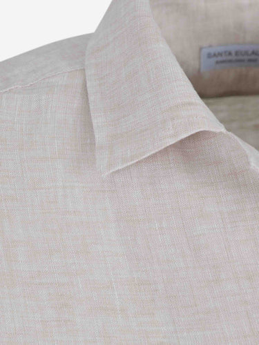 Santa Eulalia Hombre Barcelona Camisa Lisa color Lino sku 532-000762 01 - Foto 3
