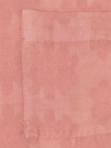 Vincenzo di Ruggiero Hombre Barcelona Camisa Casual Lino color Coral sku 532-000764 01 - Foto 3