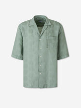 Vincenzo di Ruggiero Hombre Barcelona Camisa Casual Lino color Verde Menta sku 532-000764 02 - Foto 1