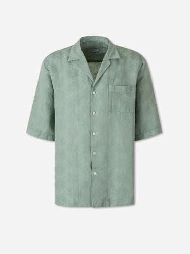 Vincenzo di Ruggiero Hombre Barcelona Camisa Casual Lino color Verde Menta sku 532-000764 02 - Foto 1
