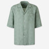 Vincenzo di Ruggiero Hombre Barcelona Camisa Casual Lino color Verde Menta sku 532-000764 02 - Foto 1
