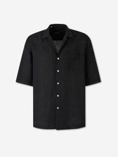 Vincenzo di Ruggiero Hombre Barcelona Camisa Casual Lino color Negro sku 532-000764 03 - Foto 1