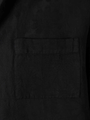 Vincenzo di Ruggiero Hombre Barcelona Camisa Casual Lino color Negro sku 532-000764 03 - Foto 4