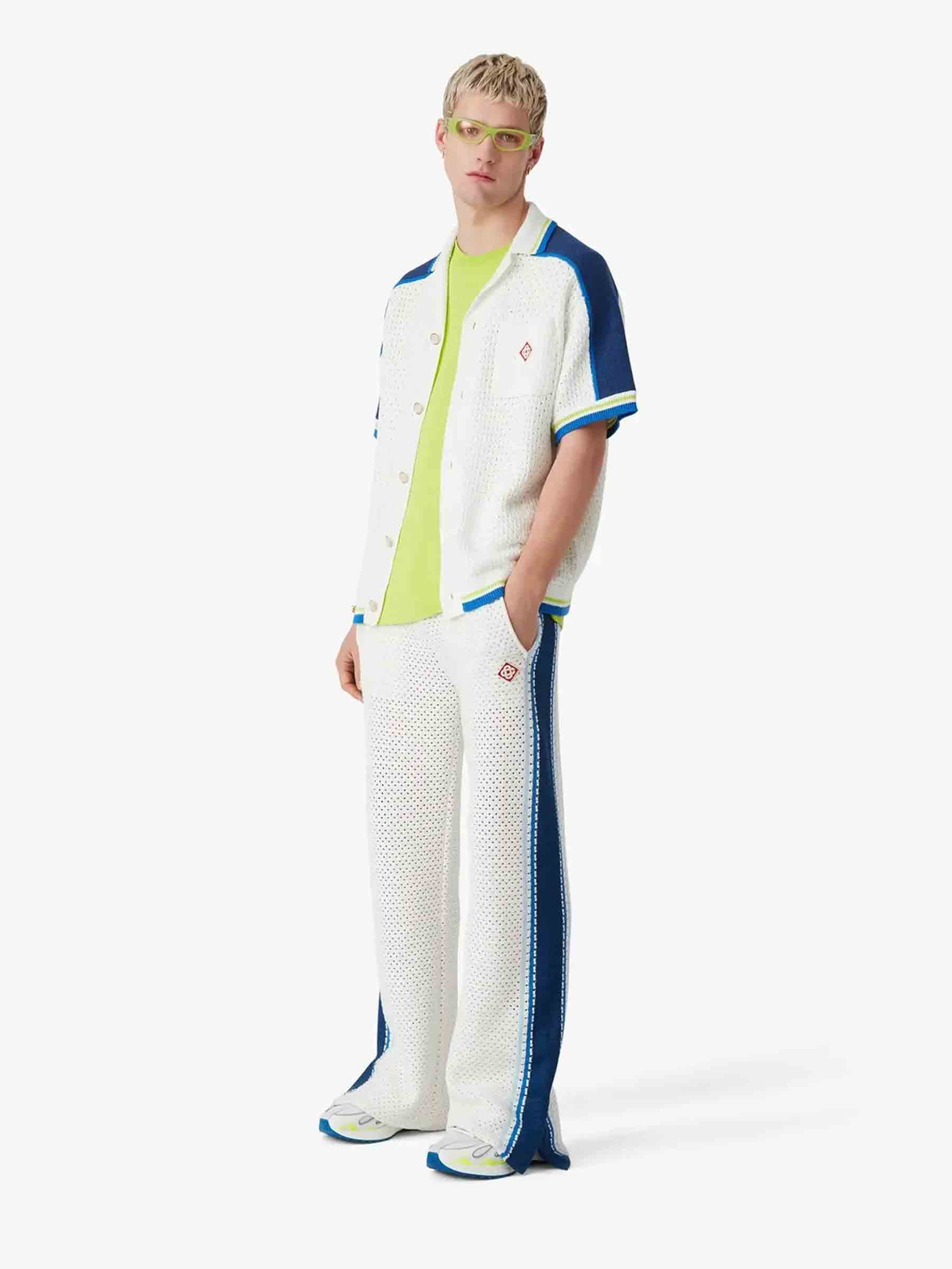 Casablanca Hombre Barcelona Camisa Casual Crochet color Blanco sku 532-000765 01 - Foto 2