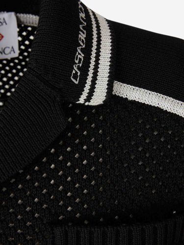 Casablanca Hombre Barcelona Camisa Mesh Casual color Negro sku 532-000766 01 - Foto 3