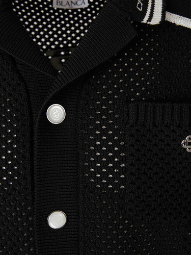 Casablanca Hombre Barcelona Camisa Mesh Casual color Negro sku 532-000766 01 - Foto 4