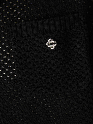Casablanca Hombre Barcelona Camisa Mesh Casual color Negro sku 532-000766 01 - Foto 5