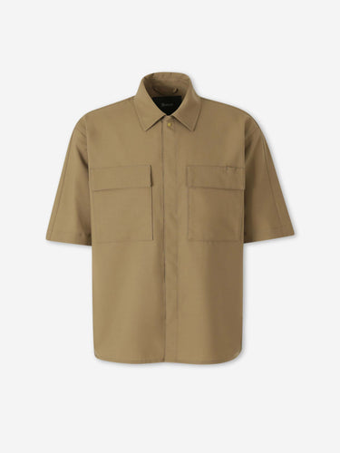 Laminar Hombre Barcelona Camisa Wool Touch color Verde Militar sku 532-000769 01 - Foto 1