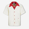 Rhude Hombre Barcelona Camisa Doble Capa color Amarillo Claro sku 532-000770 01 - Foto 1