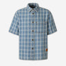 Burberry Hombre Barcelona Camisa Manga Corta Cuadros color Azul sku 532-000771 01 - Foto 1