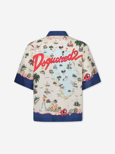 Dsquared2 Hombre Barcelona Camisa Aloha Souvenir color Multicolor sku 532-000772 01 - Foto 3