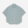Acne Studios Hombre Barcelona Camisa Ancha Cuadros color Azul Turquesa sku 532-000773 01 - Foto 1