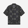 Amiri Hombre Barcelona Camisa MA Check Camp color Negro sku 532-000779 01 - Foto 1