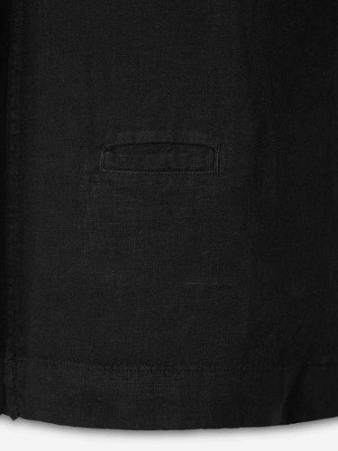 Santa Eulalia Hombre Barcelona Camisa Manga Corta Lino color Negro sku 532-000782 02 - Foto 4