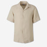Santa Eulalia Hombre Barcelona Camisa Manga Corta Lino color Beige sku 532-000782 03 - Foto 1