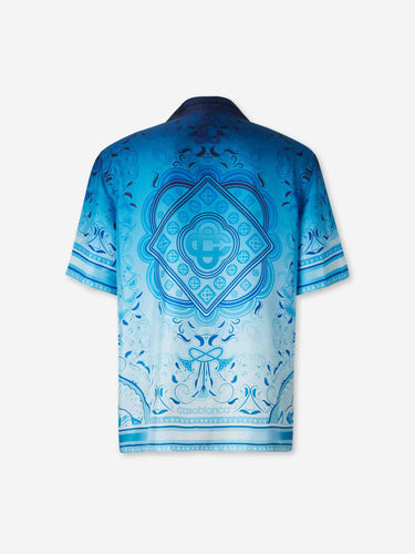 Casablanca Hombre Barcelona Camisa Estampada color Azul sku 532-000786 02 - Foto 2