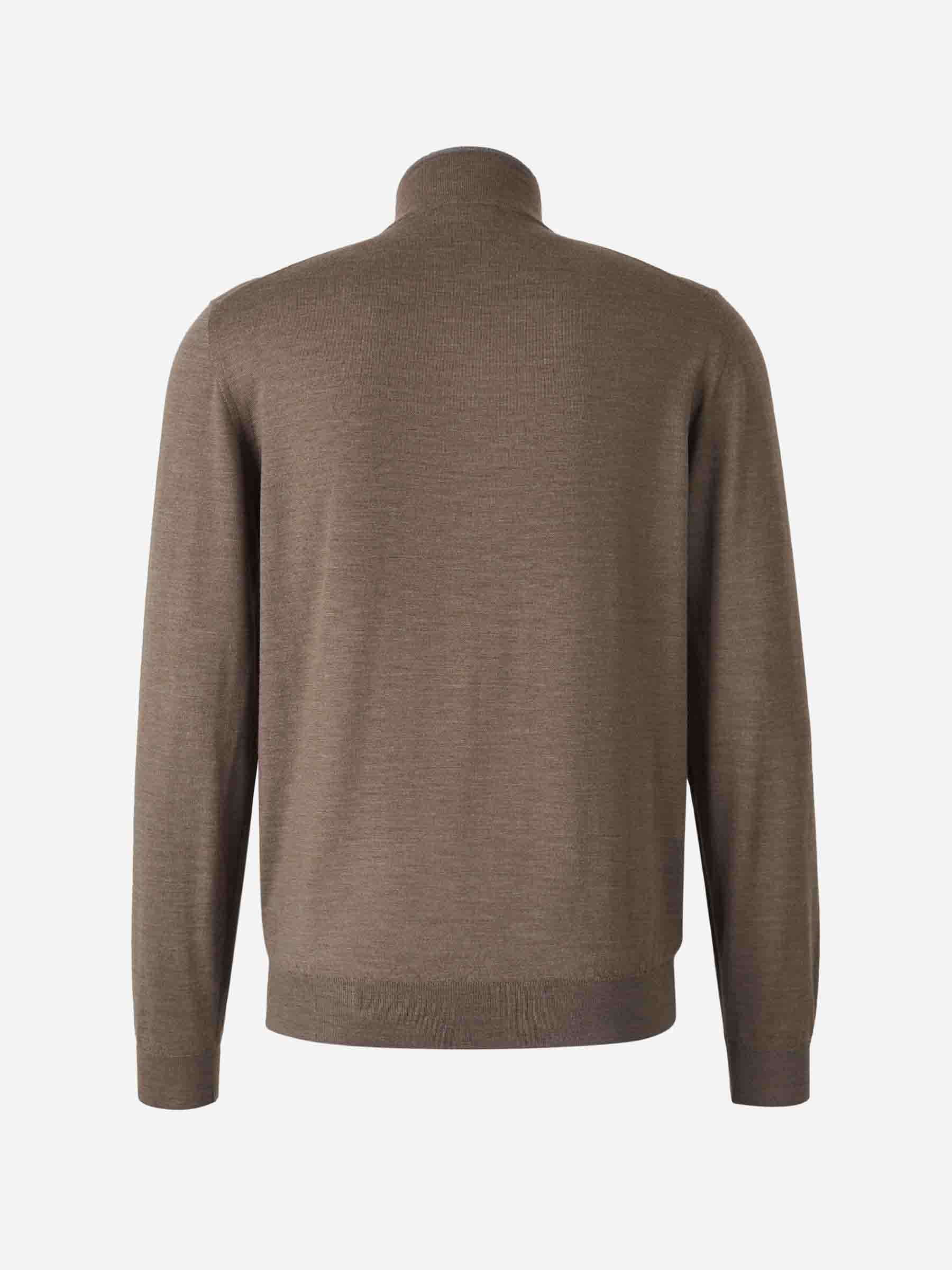 Santa Eulalia Hombre Barcelona Jersey Lana Cremallera color Taupe sku 542-001853 08 - Foto 2