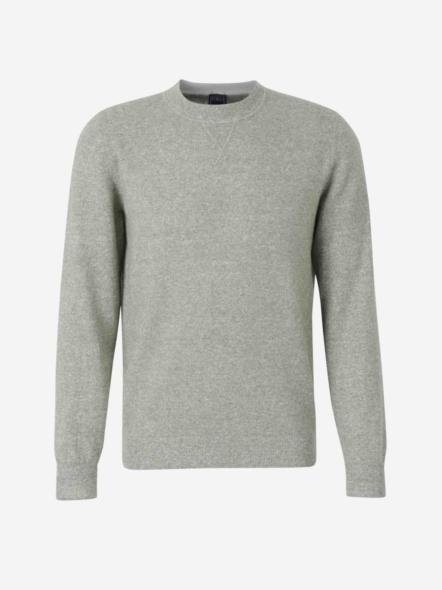 Fedeli Hombre Barcelona Jersey Punto Cashmere color Gris Piedra sku 542-002343 04 - Foto 1