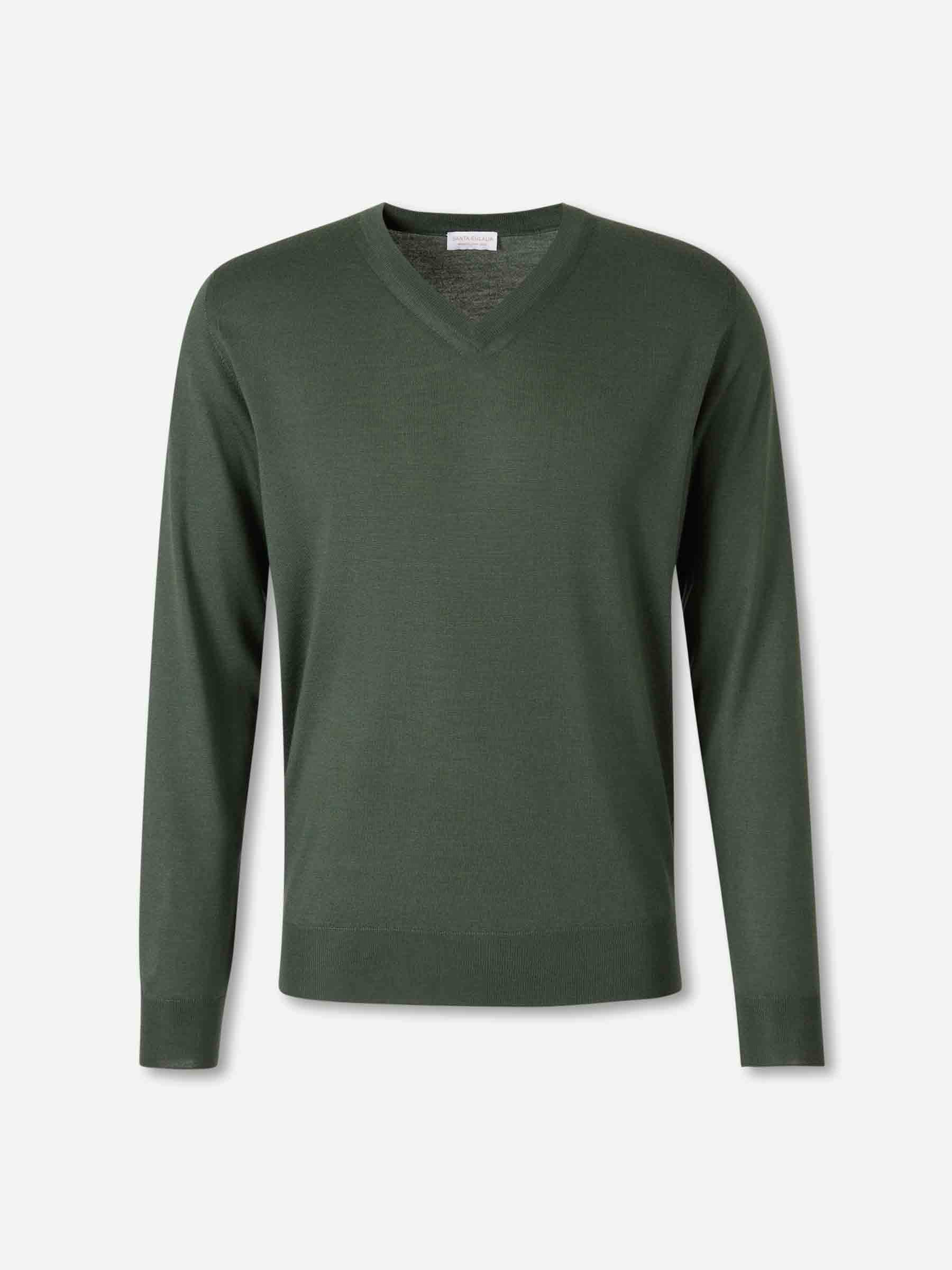 Santa Eulalia Hombre Barcelona Jersey Cuello Pico color Verde sku 542-002425 10 - Foto 1