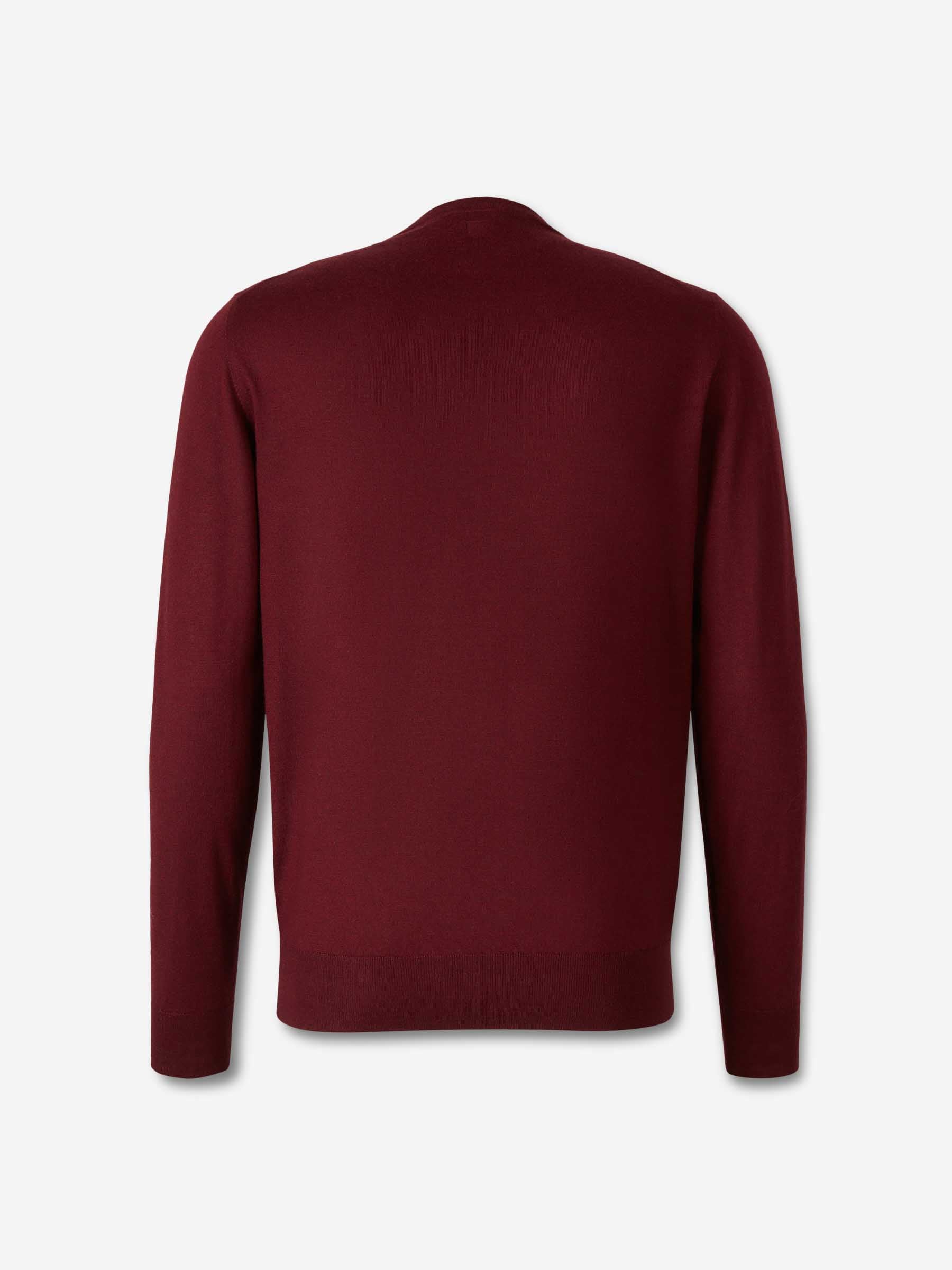 Santa Eulalia Hombre Barcelona Jersey Cashmere Y Seda color Burdeos sku 542-002426 04 - Foto 2