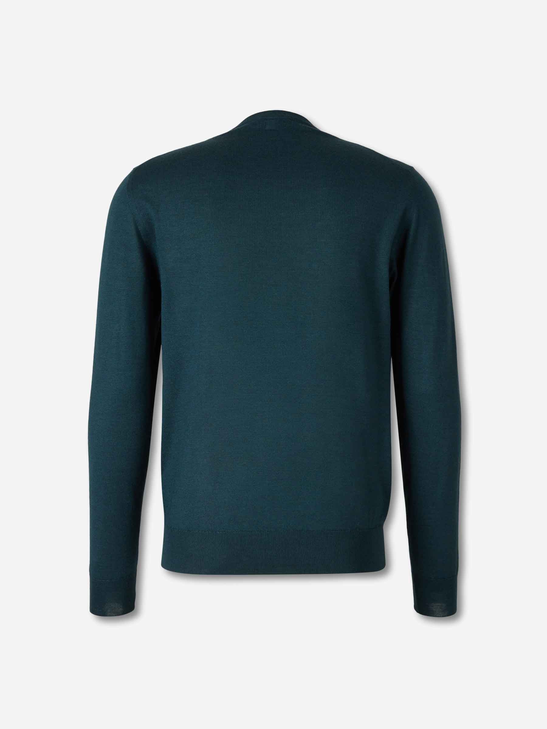 Santa Eulalia Hombre Barcelona Jersey Cashmere Y Seda color Verde Jungla sku 542-002426 05 - Foto 2