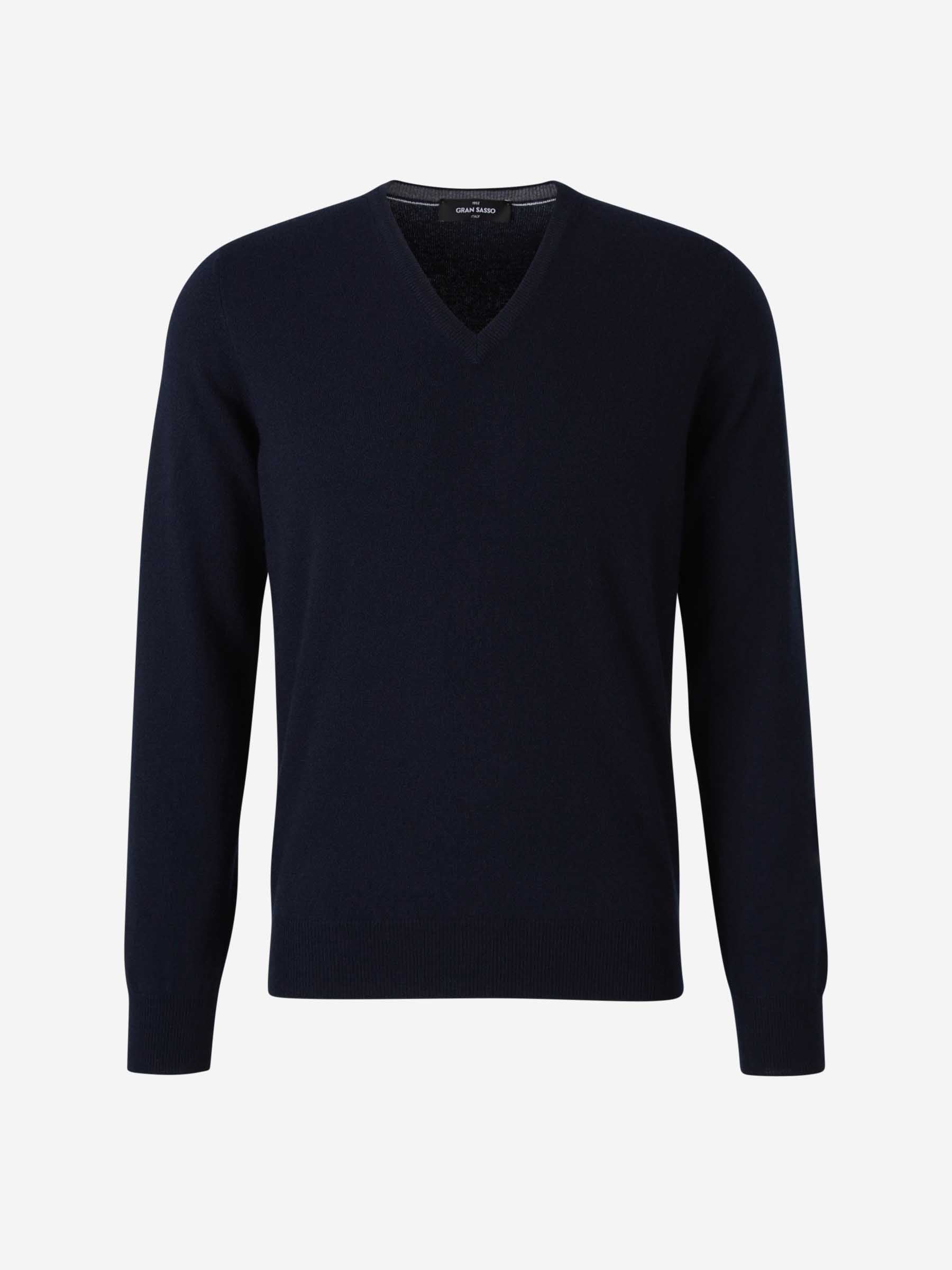 Gran Sasso Hombre Barcelona Jersey Punto Lana color Azul Marino sku 542-002467 01 - Foto 1