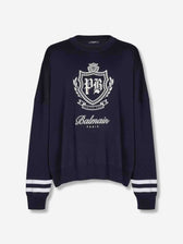 Balmain Hombre Barcelona Jersey Cuello Redondo color Azul Marino sku 542-002488 00 - Foto 1
