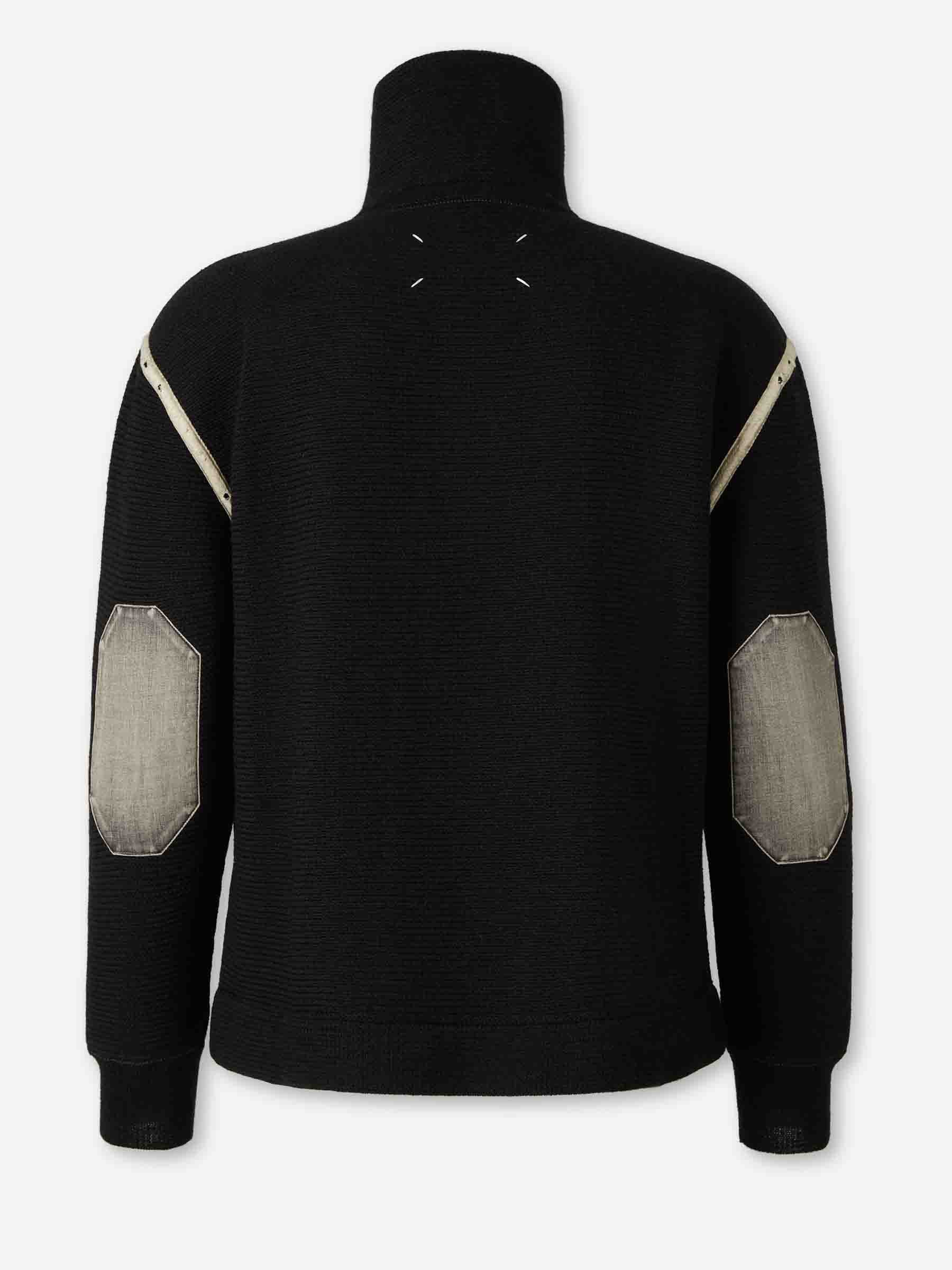 Maison Margiela Hombre Barcelona Jerseu Punto Lana color Azul Noche sku 542-002494 01 - Foto 2