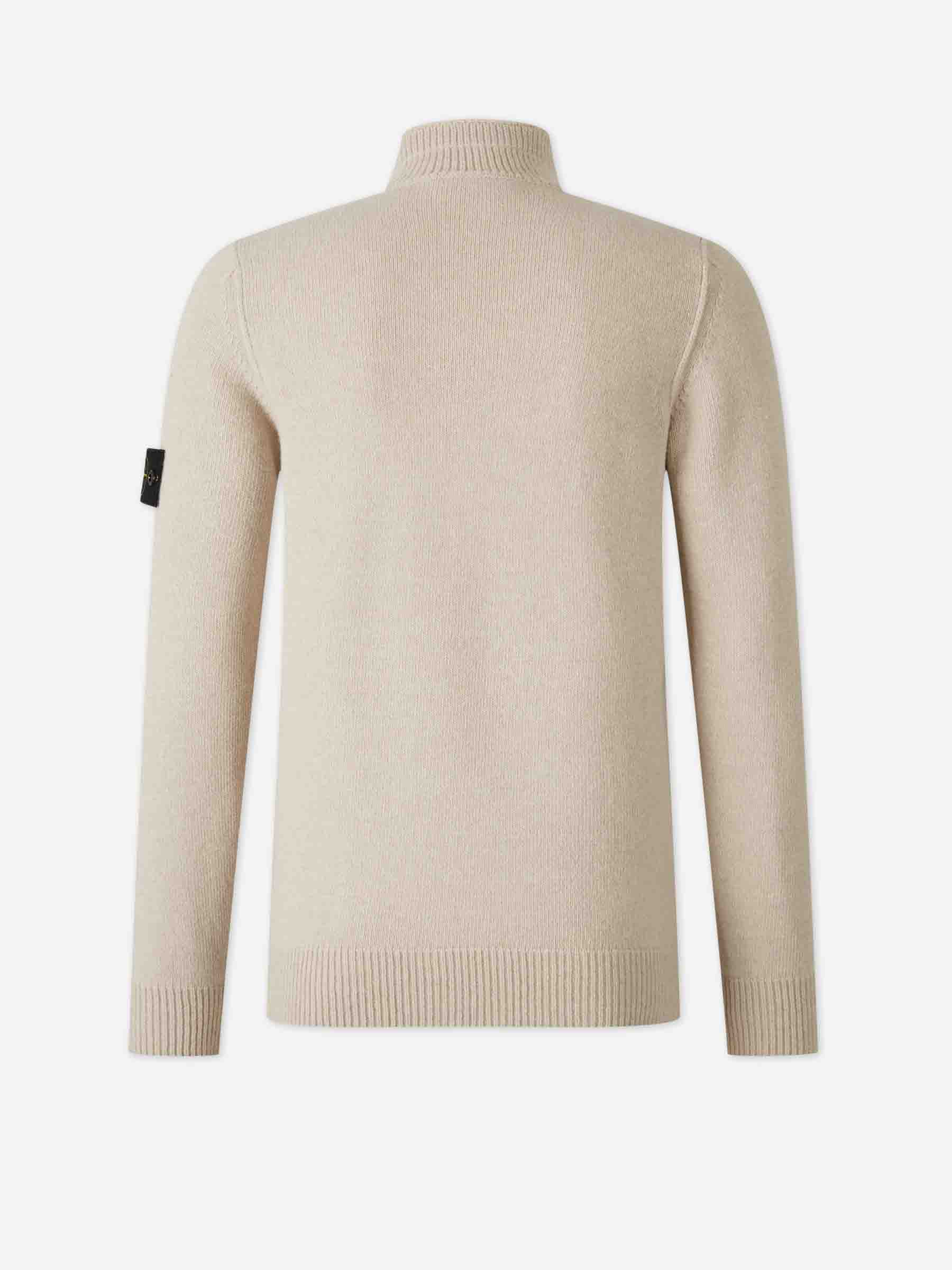 Stone Island Hombre Barcelona Jersey Cuello Alto color Beige sku 542-002498 03 - Foto 2