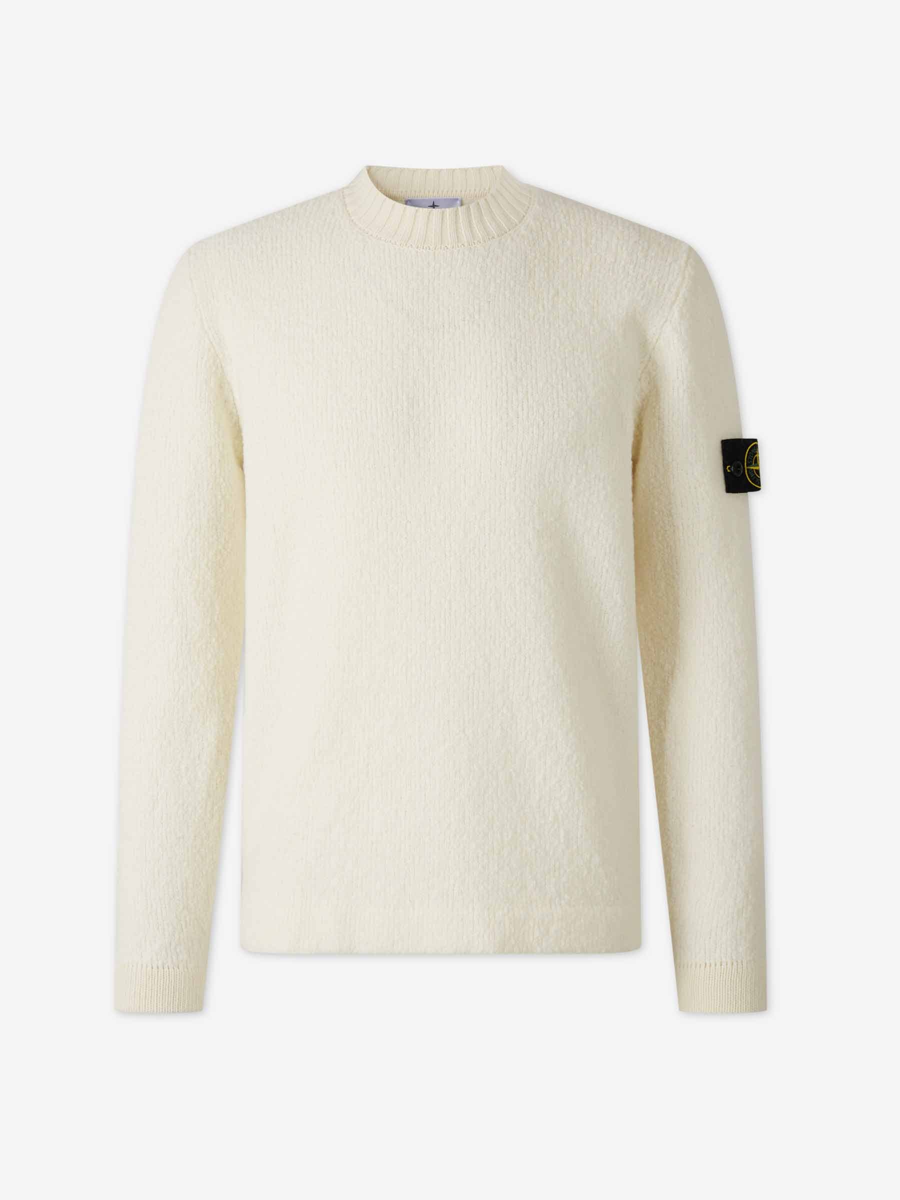 Stone Island Hombre Barcelona Jersey Compass color Marfil sku 542-002499 01 - Foto 1