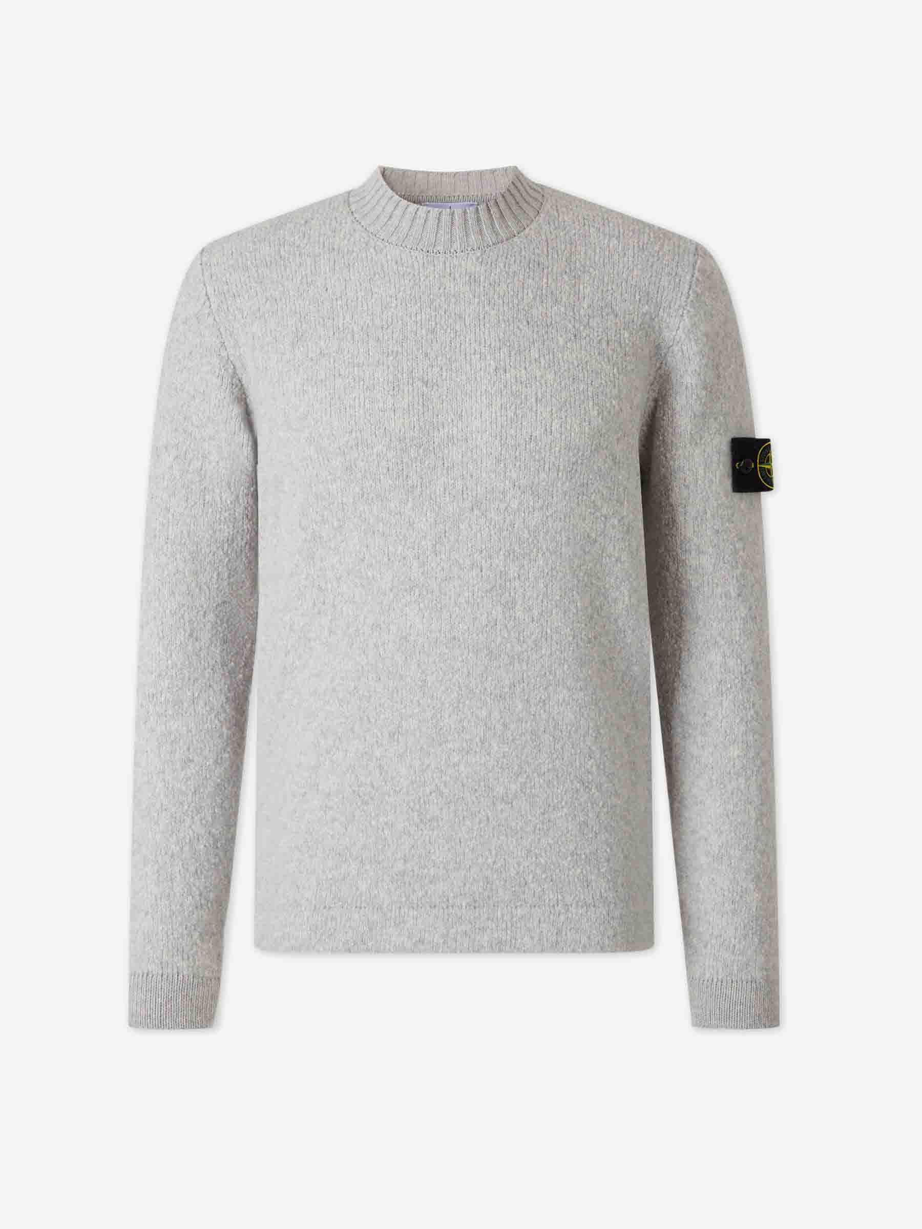 Stone Island Hombre Barcelona Jersey Compass color Gris sku 542-002499 02 - Foto 1