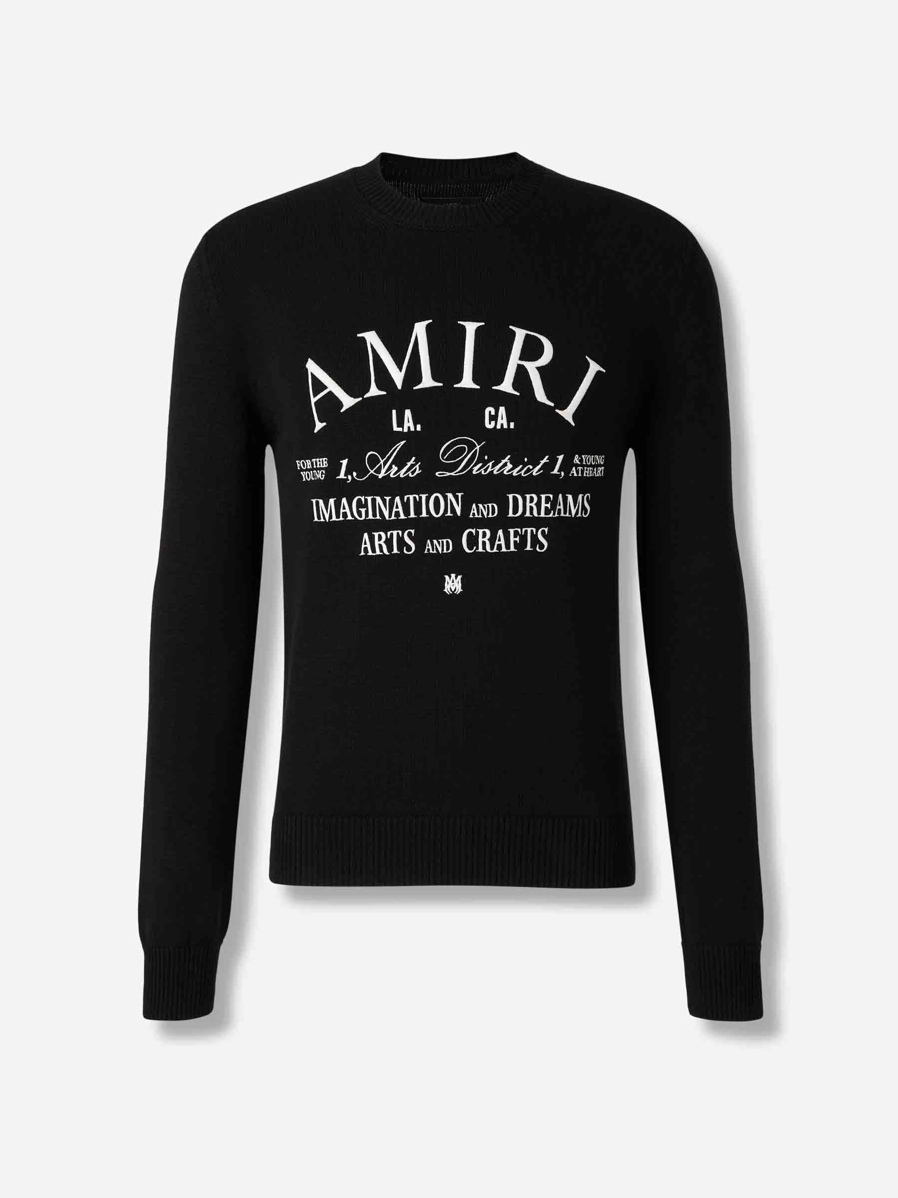 Amiri Hombre Barcelona Jersey De Punto color Negro sku 542-002501 01 - Foto 1