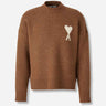 Ami Paris Hombre Barcelona Jersey Cuello Redondo color Camel sku 542-002505 01 - Foto 1