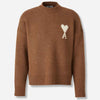 Ami Paris Hombre Barcelona Jersey Cuello Redondo color Camel sku 542-002505 01 - Foto 1