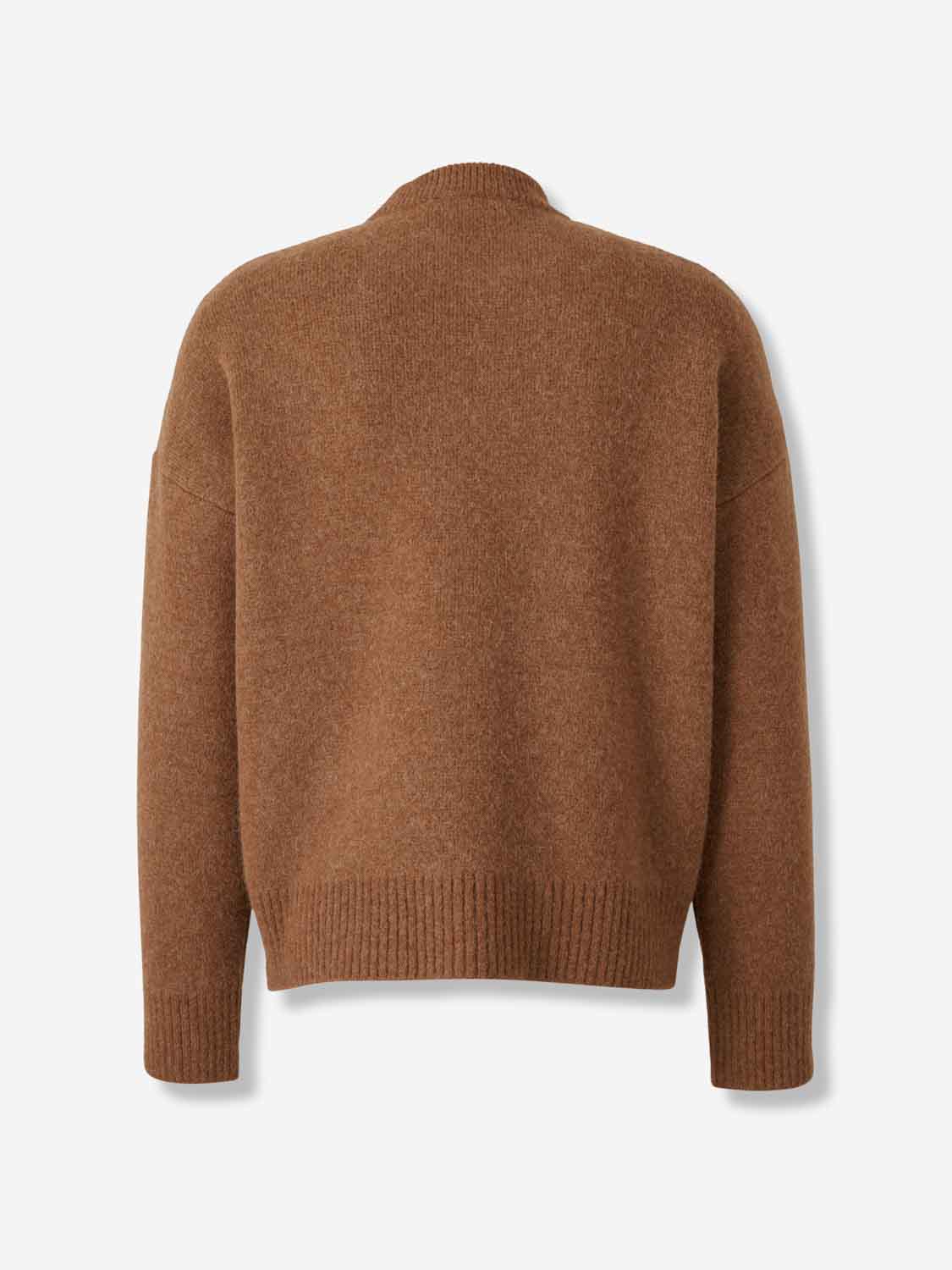 Ami Paris Hombre Barcelona Jersey Cuello Redondo color Camel sku 542-002505 01 - Foto 2