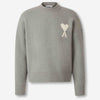 Ami Paris Hombre Barcelona Jersey Cuello Redondo color Gris sku 542-002505 02 - Foto 1