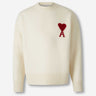 Ami Paris Hombre Barcelona Jersey Cuello Redondo color Blanco sku 542-002506 01 - Foto 1