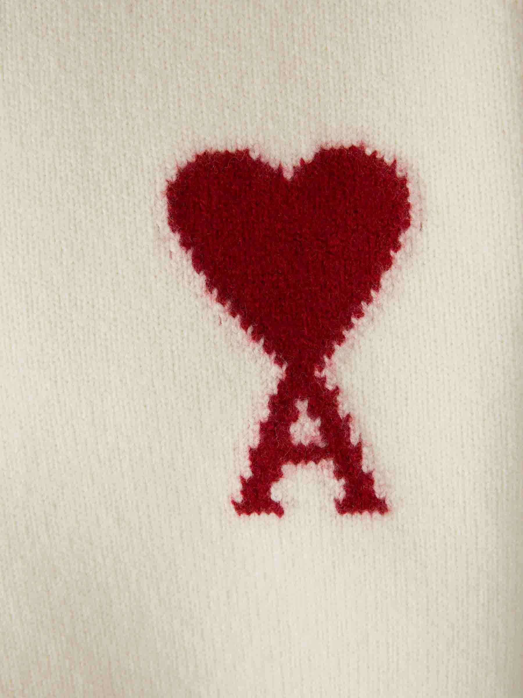 Ami Paris Hombre Barcelona Jersey Cuello Redondo color Blanco sku 542-002506 01 - Foto 2