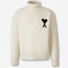 Ami Paris Hombre Barcelona Jersey Cuello Alto color Blanco sku 542-002507 02 - Foto 1