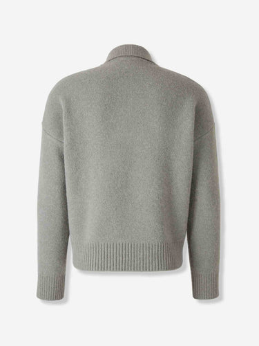 Ami Paris Hombre Barcelona Jersey Cuello Polo color Gris sku 542-002509 02 - Foto 2