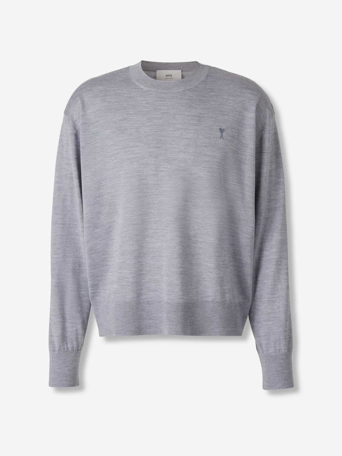 Ami Paris Hombre Barcelona Jersey Manga Larga color Gris sku 542-002510 01 - Foto 1
