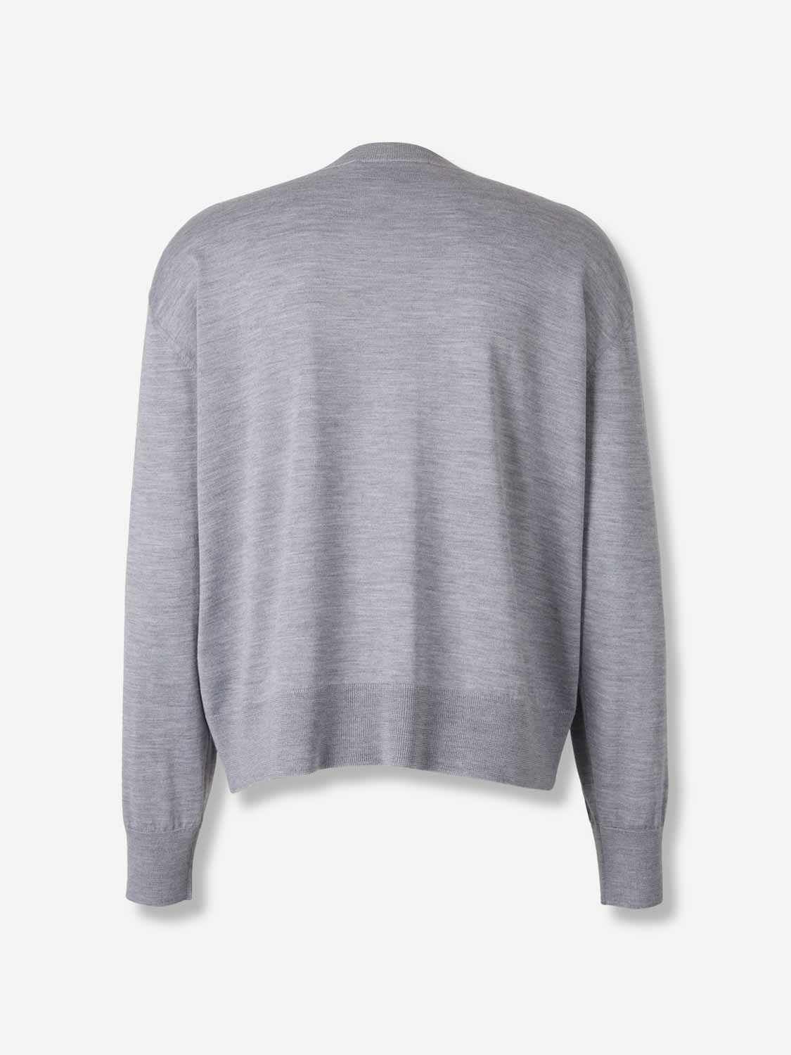 Ami Paris Hombre Barcelona Jersey Manga Larga color Gris sku 542-002510 01 - Foto 2