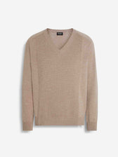 Zegna Hombre Barcelona Jersey Cuello Pico color Camel sku 542-002513 01 - Foto 1
