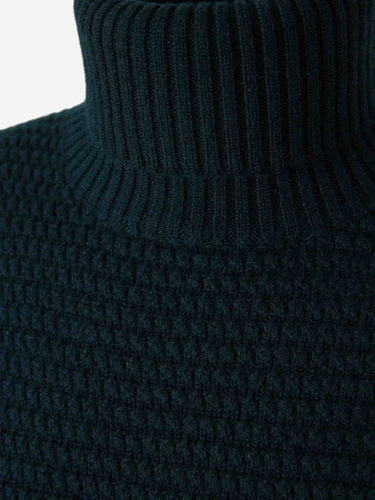 Zegna Hombre Barcelona Jersey Cuello Alto color Verde Jungla sku 542-002514 01 - Foto 3