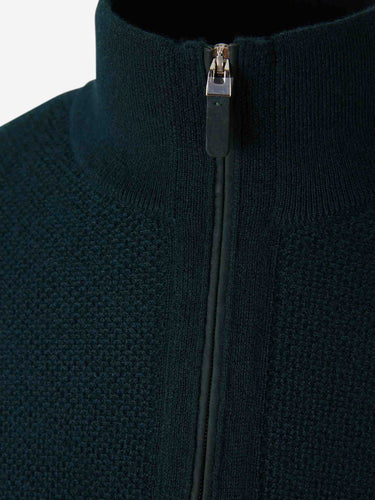 Zegna Hombre Barcelona Jersey Punto Cremallera color Verde Jungla sku 542-002515 01 - Foto 2