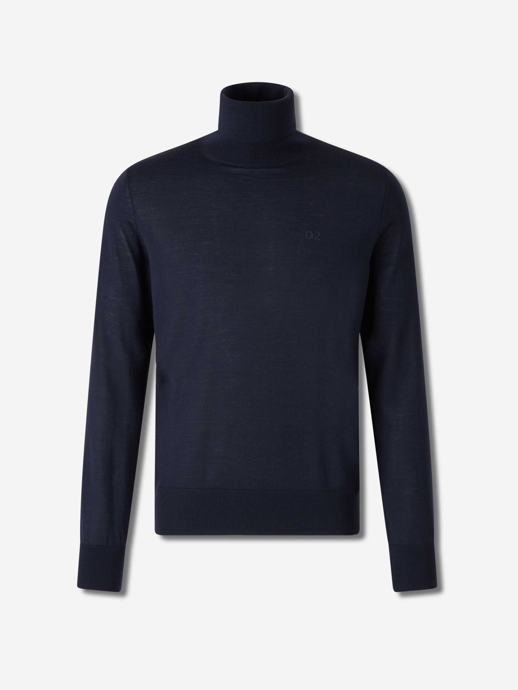 Dsquared2 Hombre Barcelona Jersey Cuello Alto color Azul Marino sku 542-002517 01 - Foto 1
