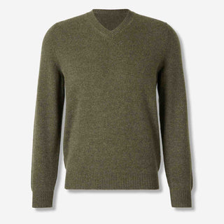 Santa Eulalia Hombre Barcelona Jersey Cuello Pico color Verde Oscuro sku 542-002519 02 - Foto 1